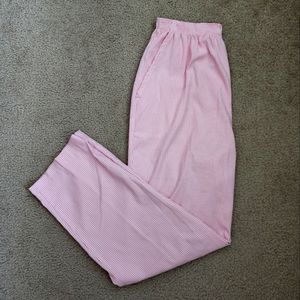 Vintage Pink & White Pinstripe Pants